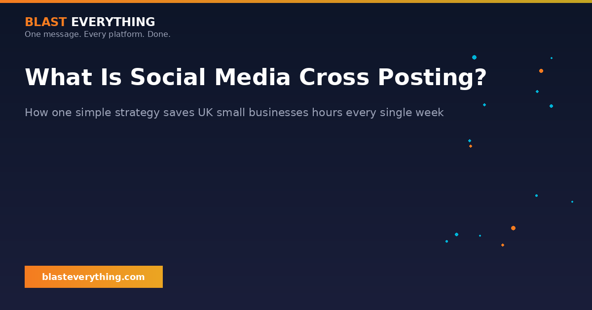 What Is Social Media Cross Posting and Why It Saves You Hours Every Week